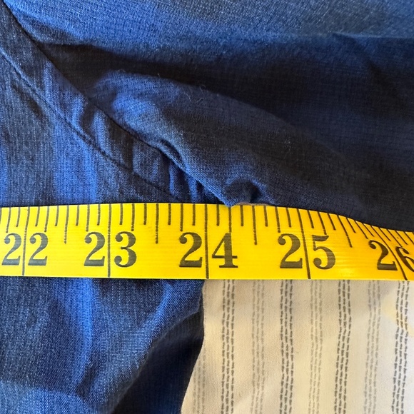 Billy Reid Cotton Buttondown – XL (Black/Dark Navy Blurred Buffalo Plaid) - Picture 4 of 5